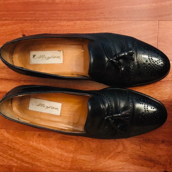 Black Mezlan Loafers/ slip ons - Picture 7 of 7